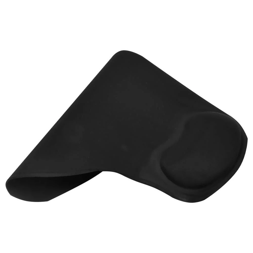 Imagem 3 de 3 do produto Mousepad Com Gel Apoio De Punho 200x170mm Preto Ergonômico Conforto Escritório Trabalho Mouse Laser Óptico