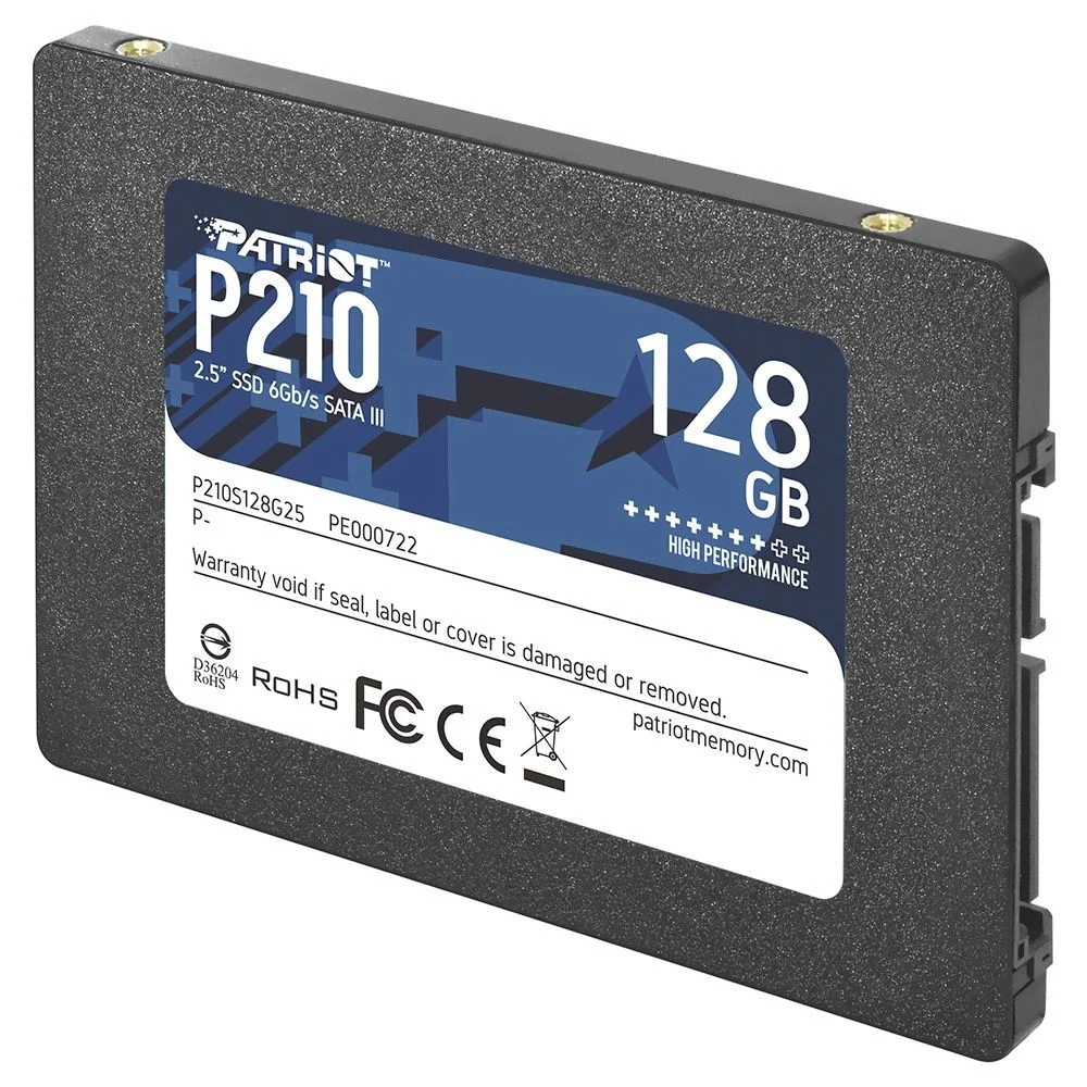 Imagem 3 de 3 do produto SSD Patriot P210 128GB Sata 3 2.5 " P210s128g25 Leitura 500mb/s Interno Notebook PC