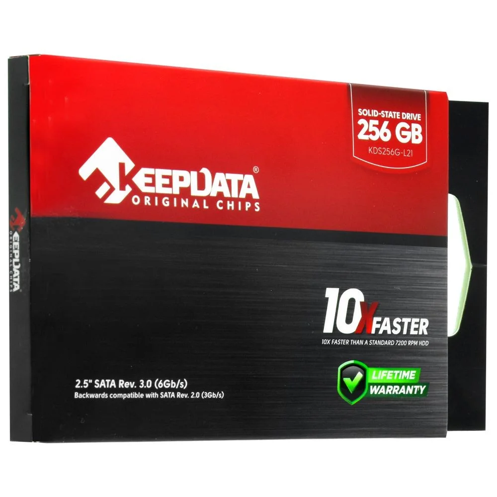 SSD Keepdata 256gb 2.5 Sata 3 Kds256g-l21 2,5 " Interno Notebook PC Sata Iii 6gbps Alta Velocidade