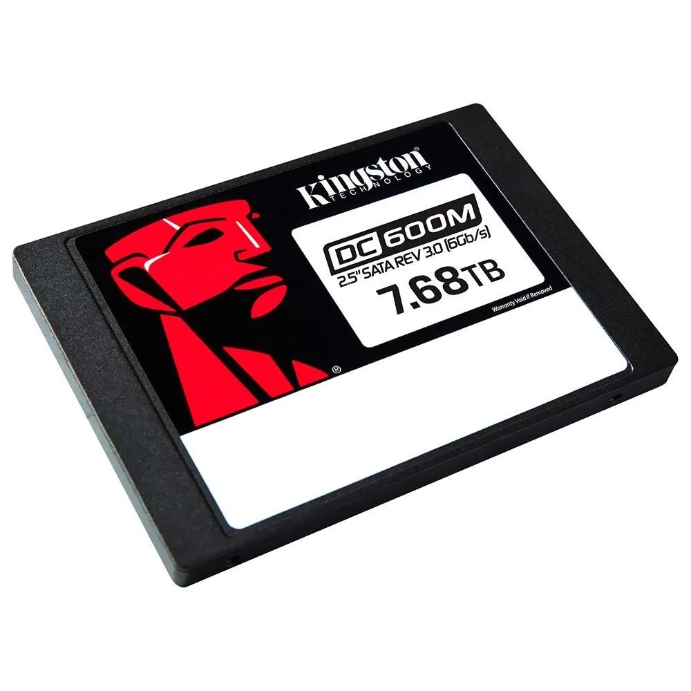 Imagem 2 de 3 do produto SSD Kingston Dc600m Sedc600m/7680g 7.68TB 2.5 Sata Iii Enterprise Servidor Leitura Intensiva 3d Tlc Power Loss Protection