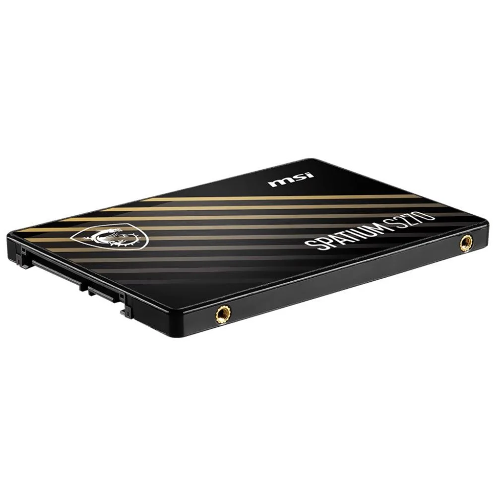 Imagem 3 de 3 do produto SSD Msi Spatium S270 240GB 2.5 " Sata 3 Sata Iii Leitura 500mb/s Interno Notebook PC Desktop Backup