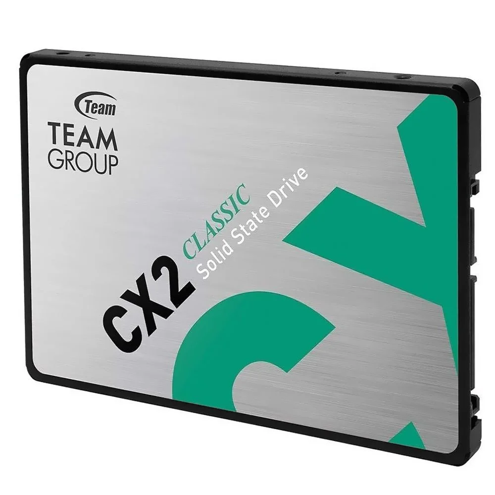 Imagem 4 de 4 do produto SSD Team Group Cx2 256gb T253x6256g0c101 2.5 Sata Iii Leitura 520mb/s Interno Notebook PC Gamer