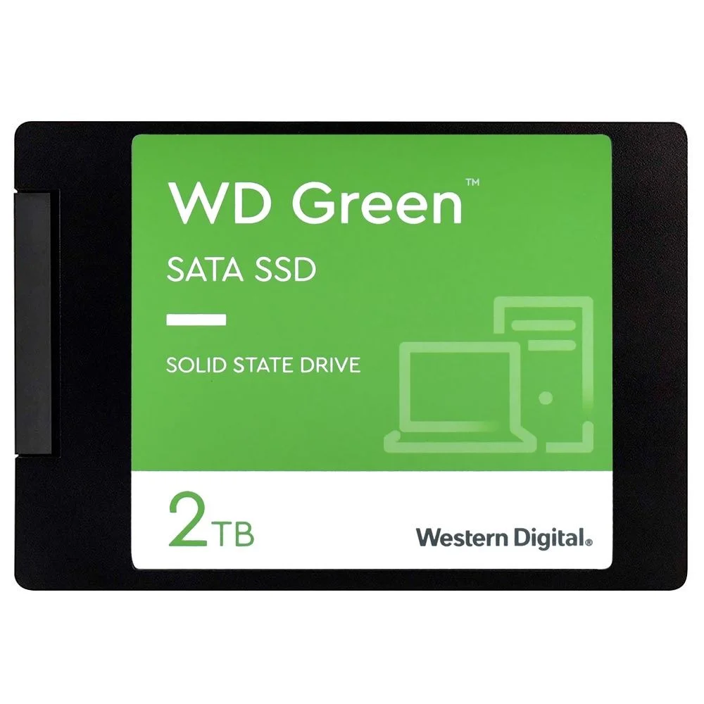 Imagem 3 de 3 do produto SSD Sandisk 2TB Green 2.5 Sata 3 Wds200t2g0a Interno 545mb/s Leitura Alta Performance Notebook PC Gaming