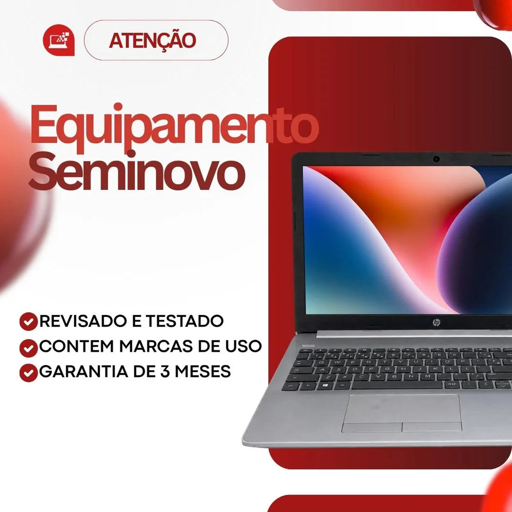 Usado Notebook Hp 250 G7 Core i58265u 8GB 256gb