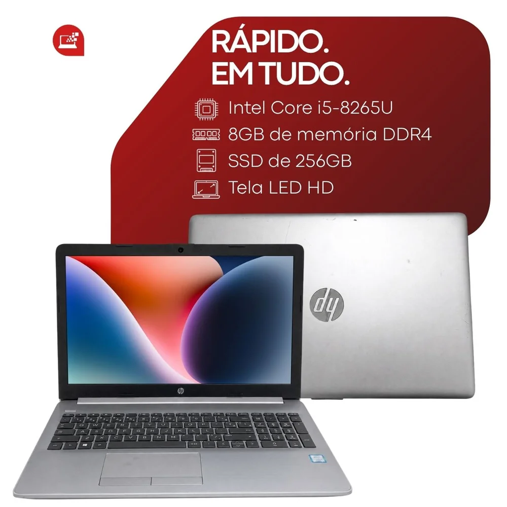 Usado Notebook Hp 250 G7 Core i58265u 8GB 256gb