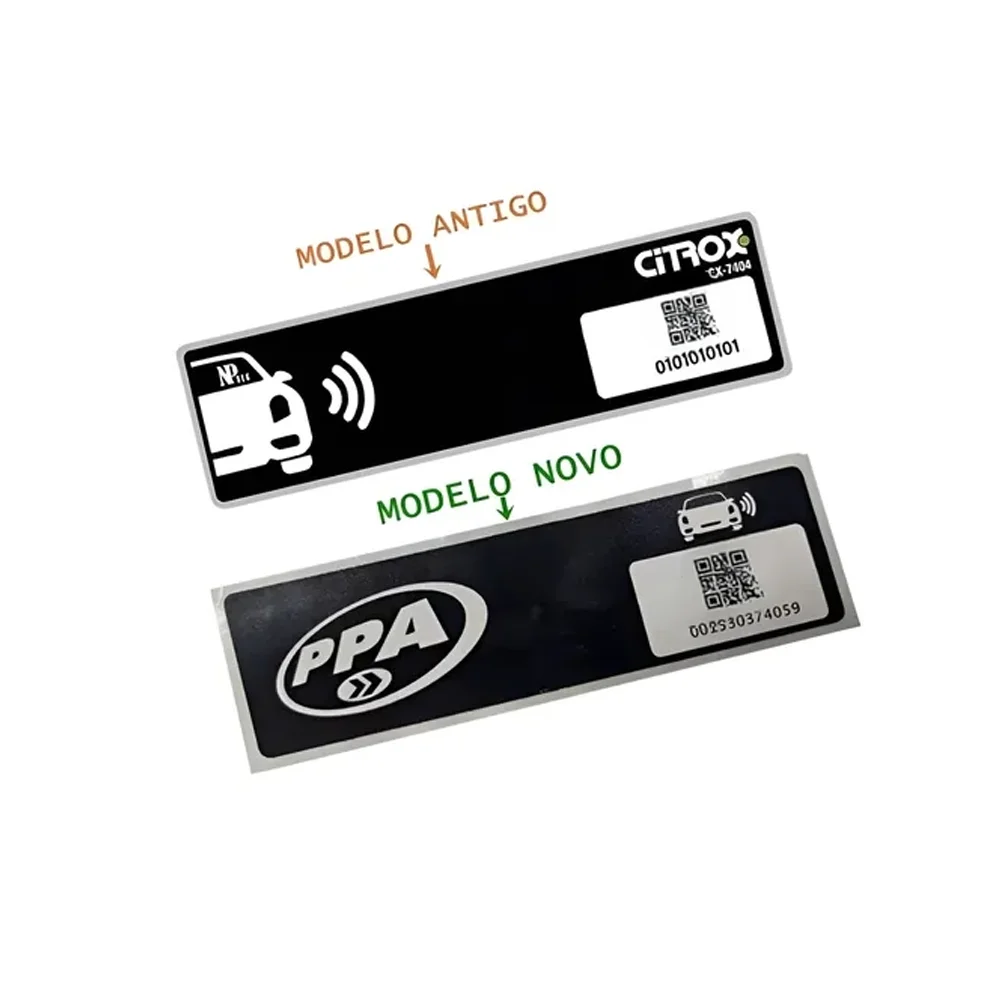 Imagem 3 de 4 do produto Etiqueta  Rfid Uhf Veicular Citrox Ppa Cx7404 - 100 Unidades