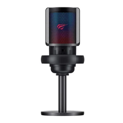 Microfone Havit Gamenote Gk50, RGB, Usb, Preto