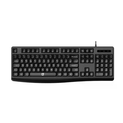 Teclado Office Leader Tech Kb300, Abnt2, Usb, Preto, Lt-kb300-mm-bk