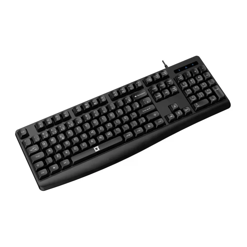 Imagem 5 de 5 do produto Teclado Office Leader Tech Kb300, Abnt2, Usb, Preto, Lt-kb300-mm-bk