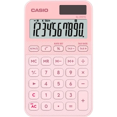 Calculadora Casio Sl310yc 10 Dígitos Rosa Claro