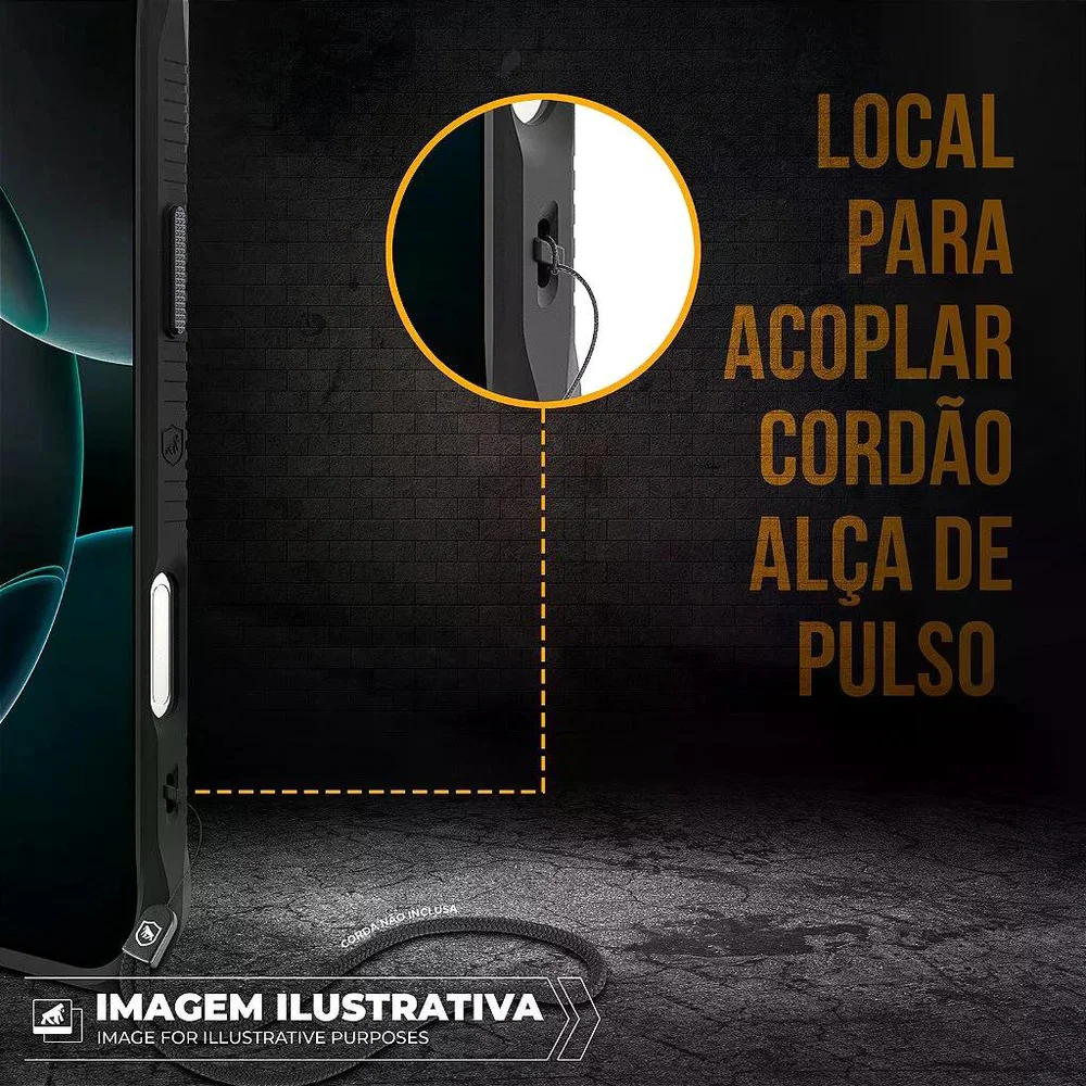 Imagem 3 de 5 do produto Capa Case Capinha Para Iphone 18 Pro - Raptor - Gshield