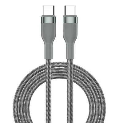 Cabo Usb-c Usb-c 100w Concise Cinza   Premium