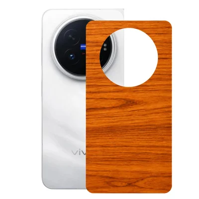Película Para Vivo X Fold 6 - Traseira Efeito Madeira Clara - Gshield
