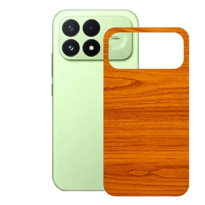 Película Para Xiaomi Poco F9 Pro - Traseira Efeito Madeira Clara - Gshield