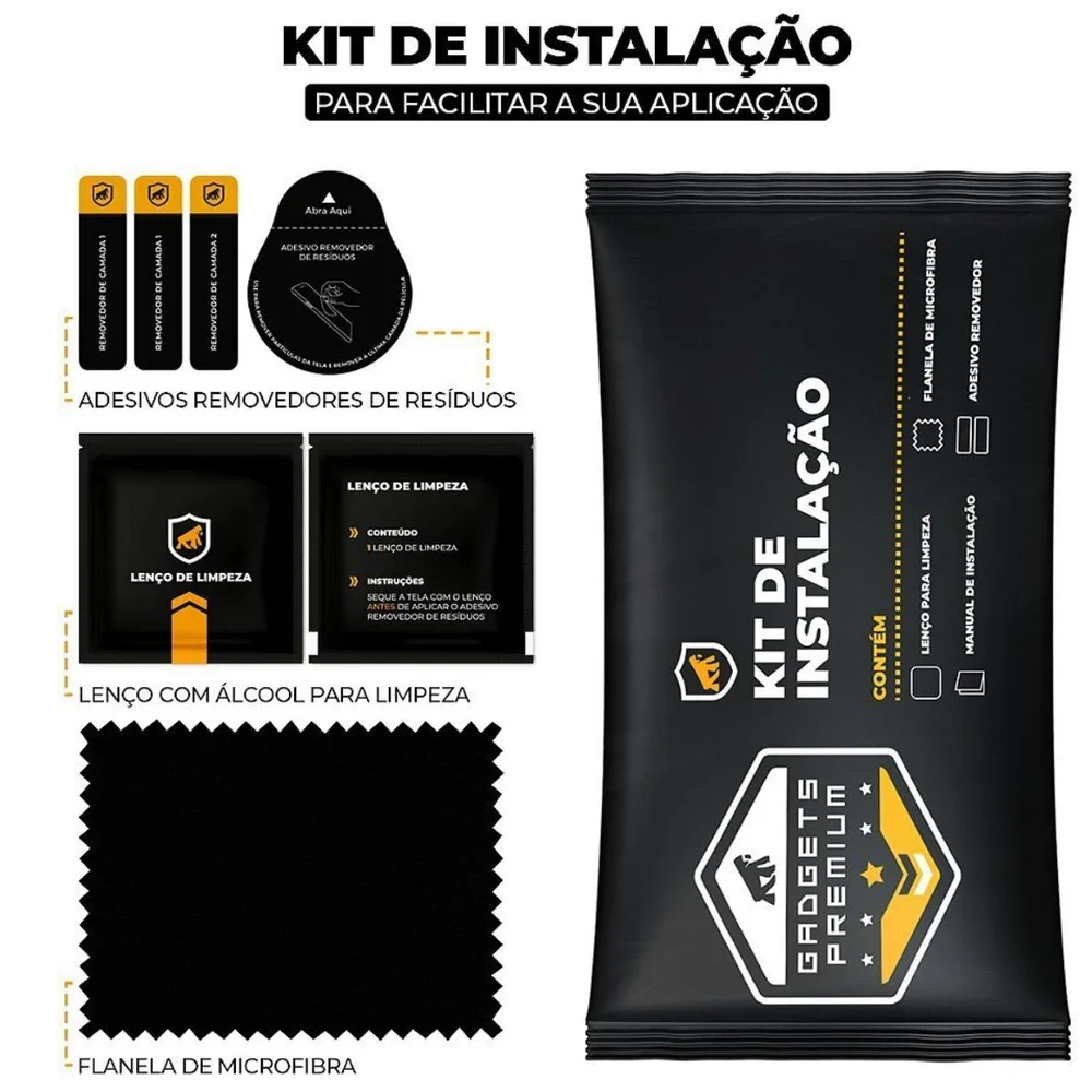 Imagem 3 de 4 do produto Película Para Xiaomi Poco F9 Pro - Traseira De Fibra De Carbono Preta - Gshield
