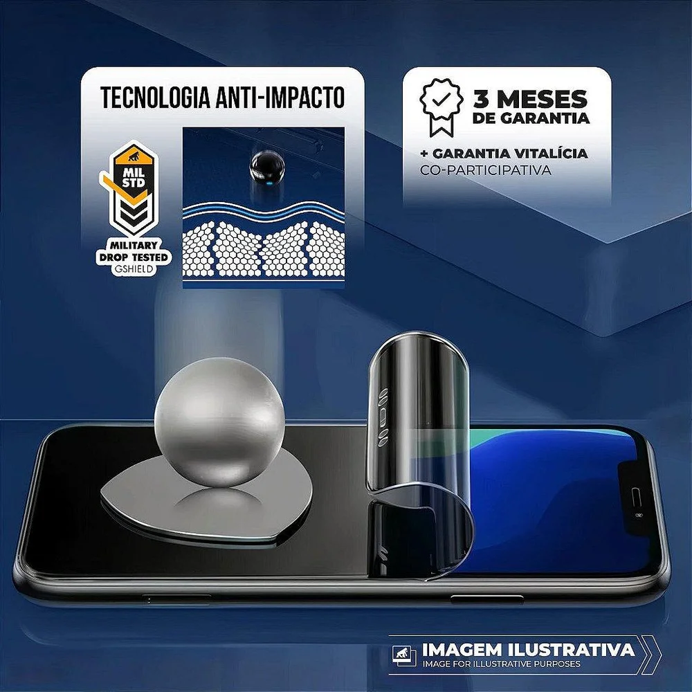 Imagem 3 de 5 do produto Película Para Galaxy A27 - Privacidade Hydrogel - Gshield