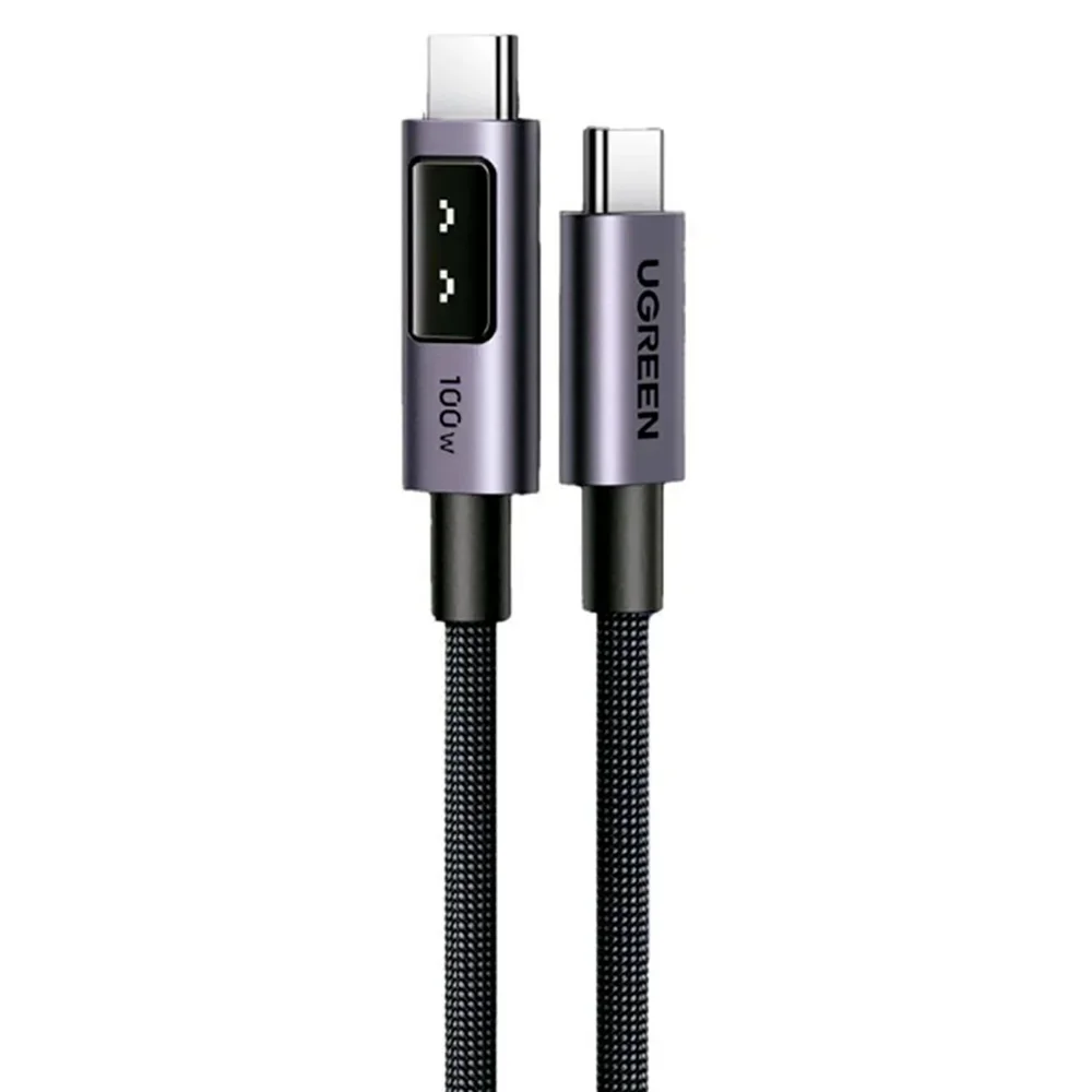 Imagem 4 de 5 do produto Cabo Ugreen Uno Usb-c Para Usb-c Nylon Trancado 100w 1m - L509