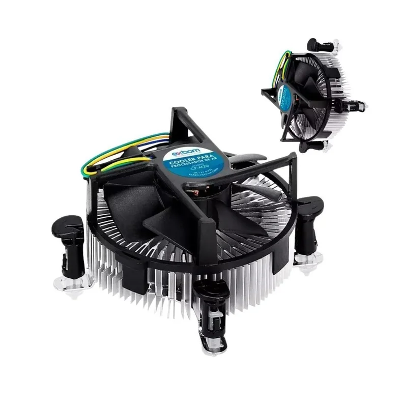 Imagem 2 de 2 do produto Kit Cooler Processador Exbom (cp-m20) 5 Un