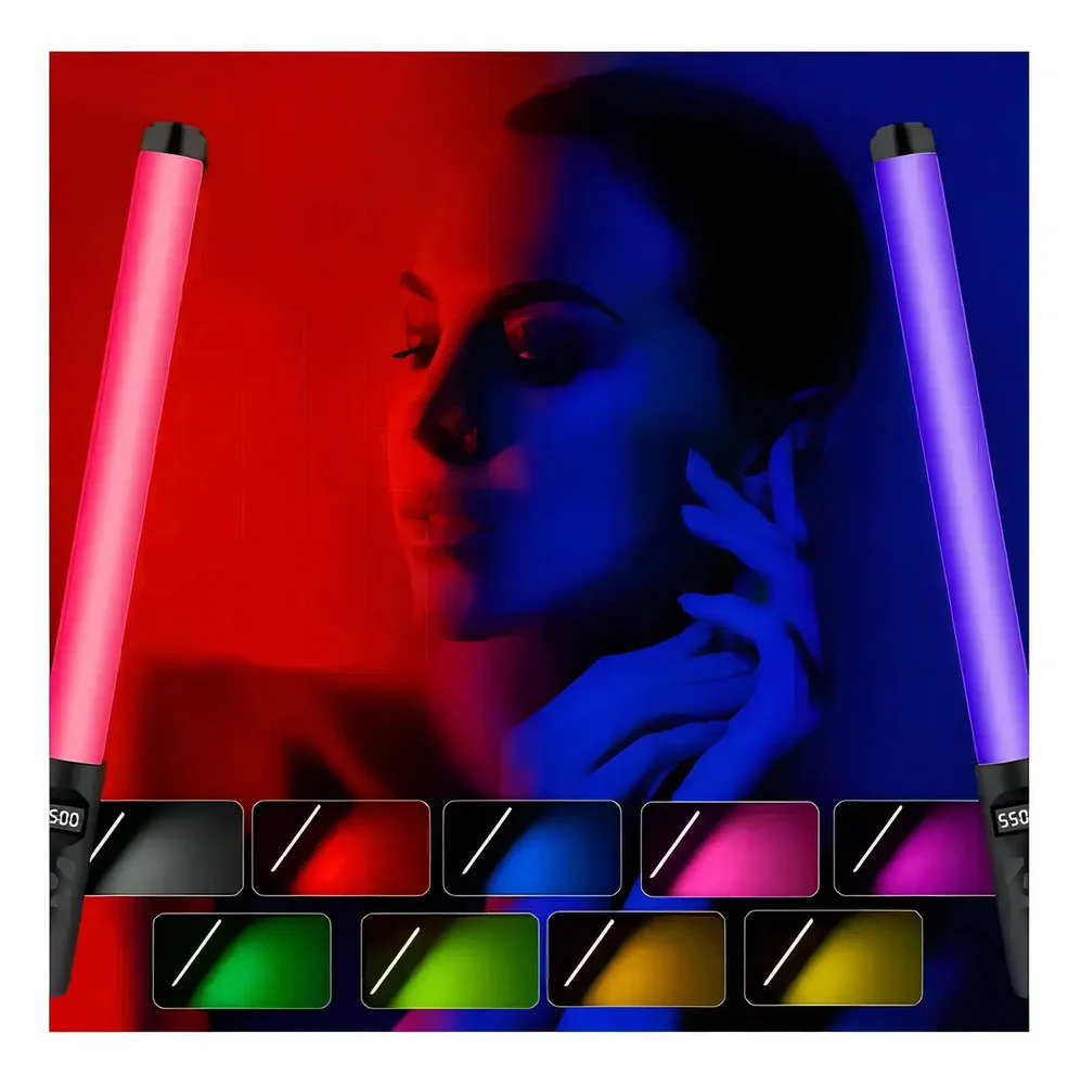 Imagem 3 de 3 do produto Bastão De Luz LED RGB Para Foto E Vídeo Tomate Mlg-118RGB
