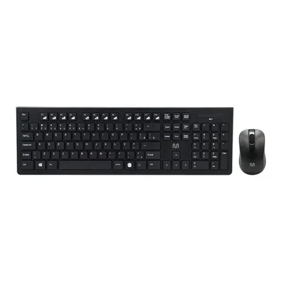 Teclado E Mouse Sem Fio Conforto Multimidia 1200dpi Tc212 Multilaser