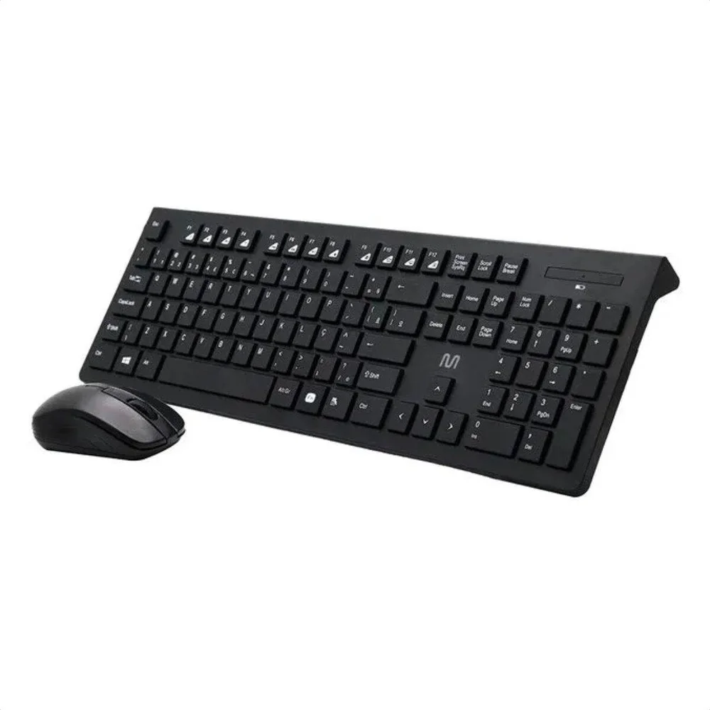 Imagem 2 de 5 do produto Teclado E Mouse Sem Fio Conforto Multimidia 1200dpi Tc212 Multilaser