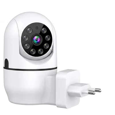 Yoosee Câmera Segurança Completa 360 Tomada Acoplada Wifi Sd