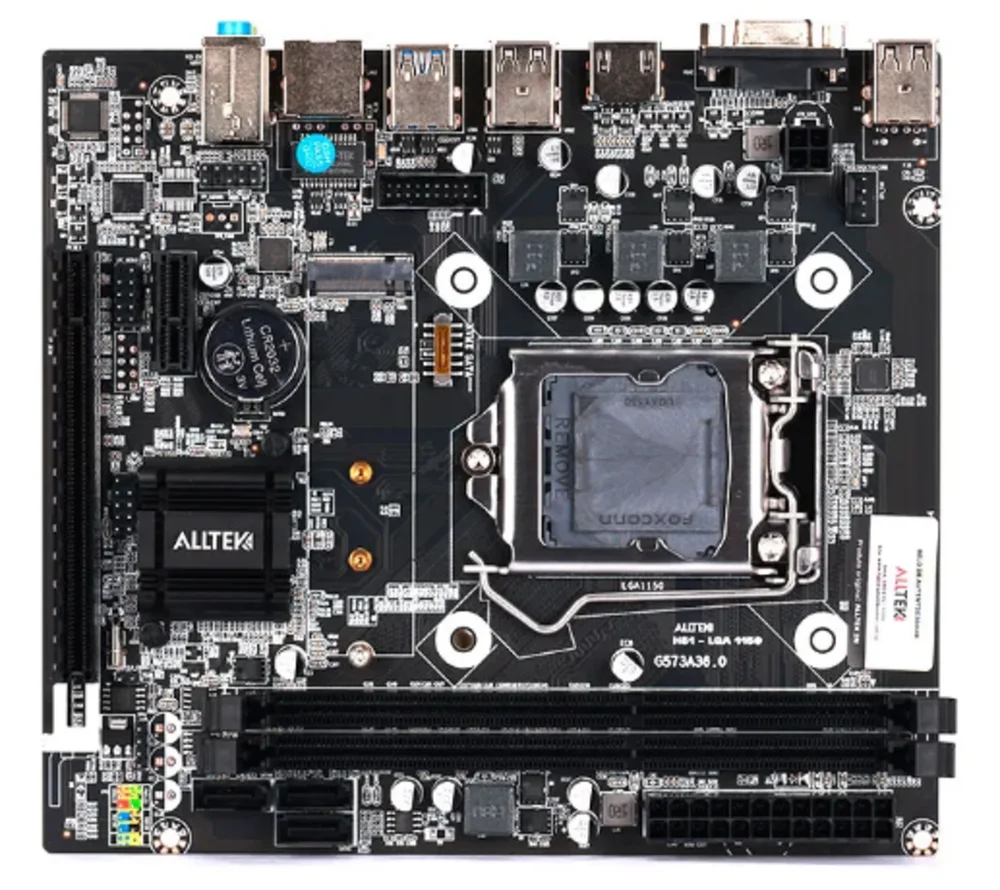 Placa Mãe Alltek H81, LGA 1150, M-atx, HDMI Ddr3