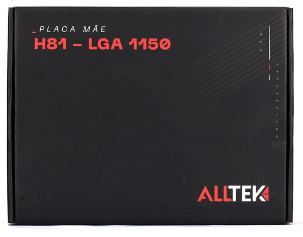 Imagem 3 de 5 do produto Placa Mãe Alltek H81, LGA 1150, M-atx, HDMI Ddr3