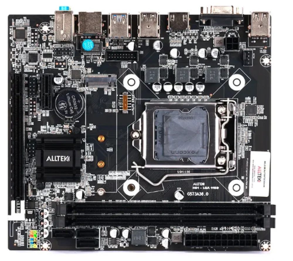 Imagem 4 de 5 do produto Placa Mãe Alltek H81, LGA 1150, M-atx, HDMI Ddr3
