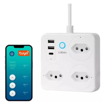 Filtro De Linha Smart Régua Tomada Extensão Usb C Wifi Alexa Wkc-f321-w