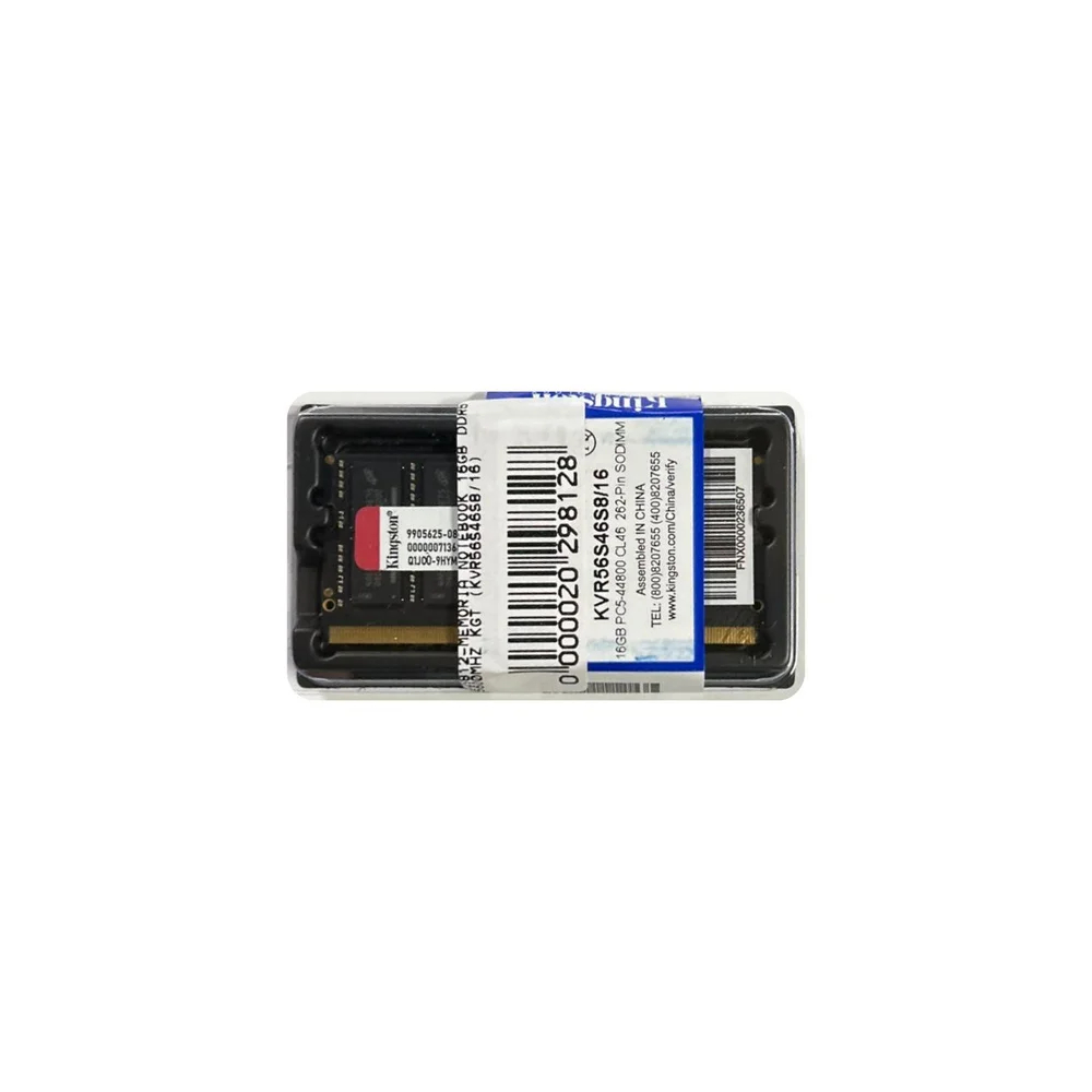 Memoria 16gb Ddr5 5600mhz Notebook Kingston Kvr56s46s8/16