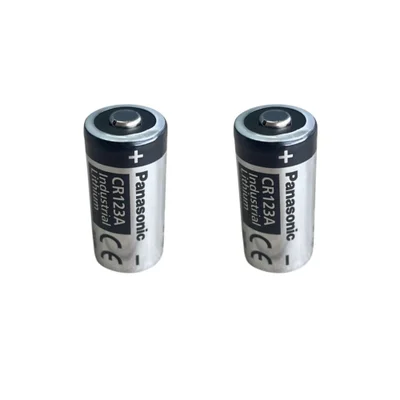 2 Und Bateria Panasonic Cr 123a 3 V Lithium ( Industrial)