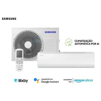 Ar Condicionado Split Samsung Windfree Ai Pro Ar60h09d1 9000 Btus Inverter Wi-fi R32 Frio 220v