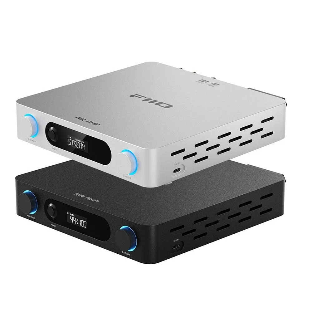 Imagem 4 de 5 do produto Amplificador / Dac Fiio Air Amp Straming Hi-fi 2x120w Dac Es9020q Wi-fi Bluetooth Ldac Roon Ready Preto