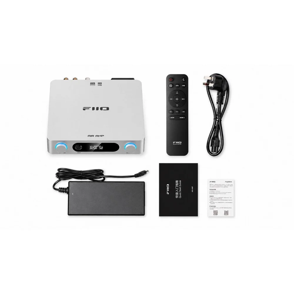 Imagem 5 de 5 do produto Amplificador / Dac Fiio Air Amp Straming Hi-fi 2x120w Dac Es9020q Wi-fi Bluetooth Ldac Roon Ready Preto