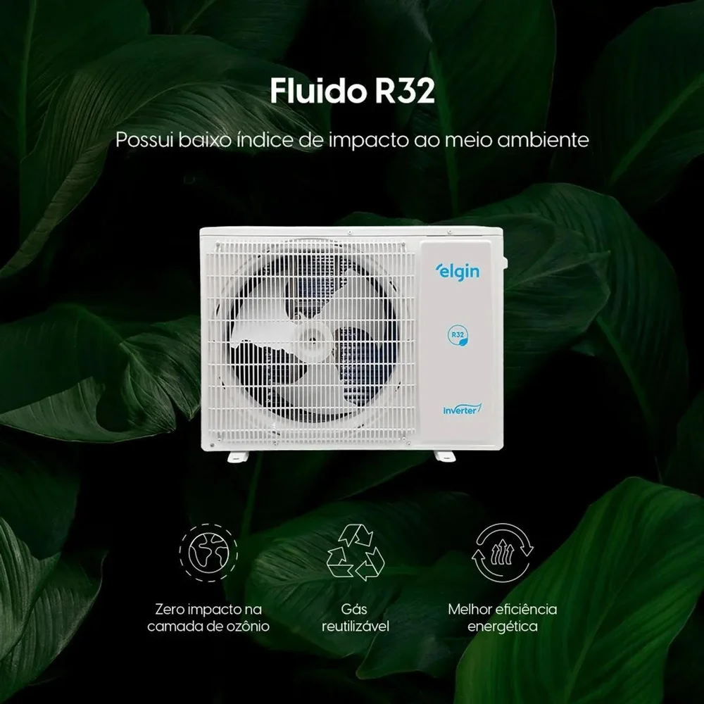 Imagem 3 de 5 do produto Ar Condicionado 24000 Btus Split Hi Wall Inverter Elgin Quente E Frio Eco Iii 220v