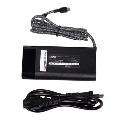 Fonte Carregador Notebook Abs Type-c Oval 5-20v 4.5a 90w