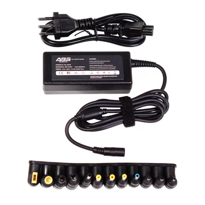 Fonte Carregador Notebook Abs Universal 15v 20v 3.25a 12 Pinos 65w