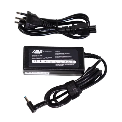 Fonte Carregador Notebook Abs Hp 19.5v 3.33a Pino Azul 4.5x3.0 65w