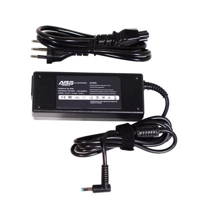 Fonte Carregador Notebook Abs Hp 19.5v 4.62a Pino Azul 4.5x3.0 90w