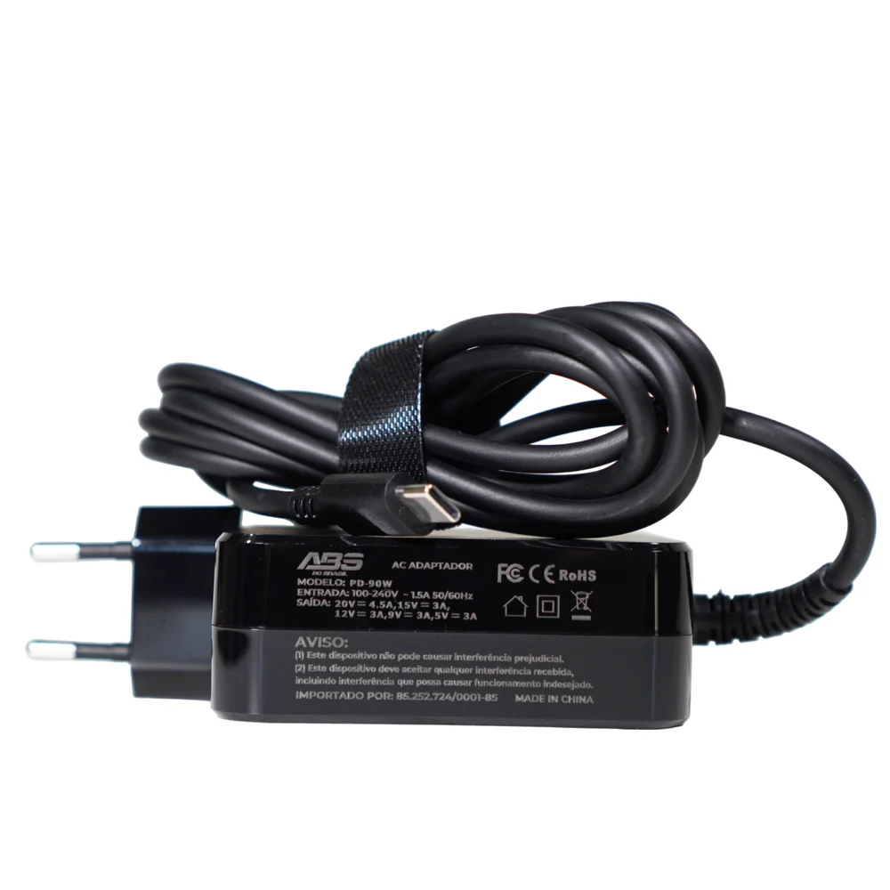 Fonte Notebook Lenovo 20V 4.5A 90W Usb - view 3