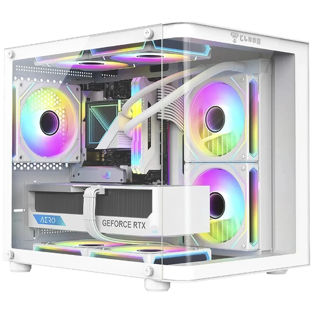 Gabinete Gamer Rodan Snow - Clanm
