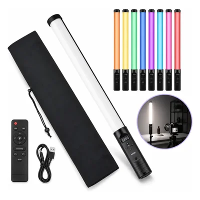 Bastão De Luz LED RGB Portátil Com Defletor Iluminação Profissional Fotografia E Vídeo Com Controle