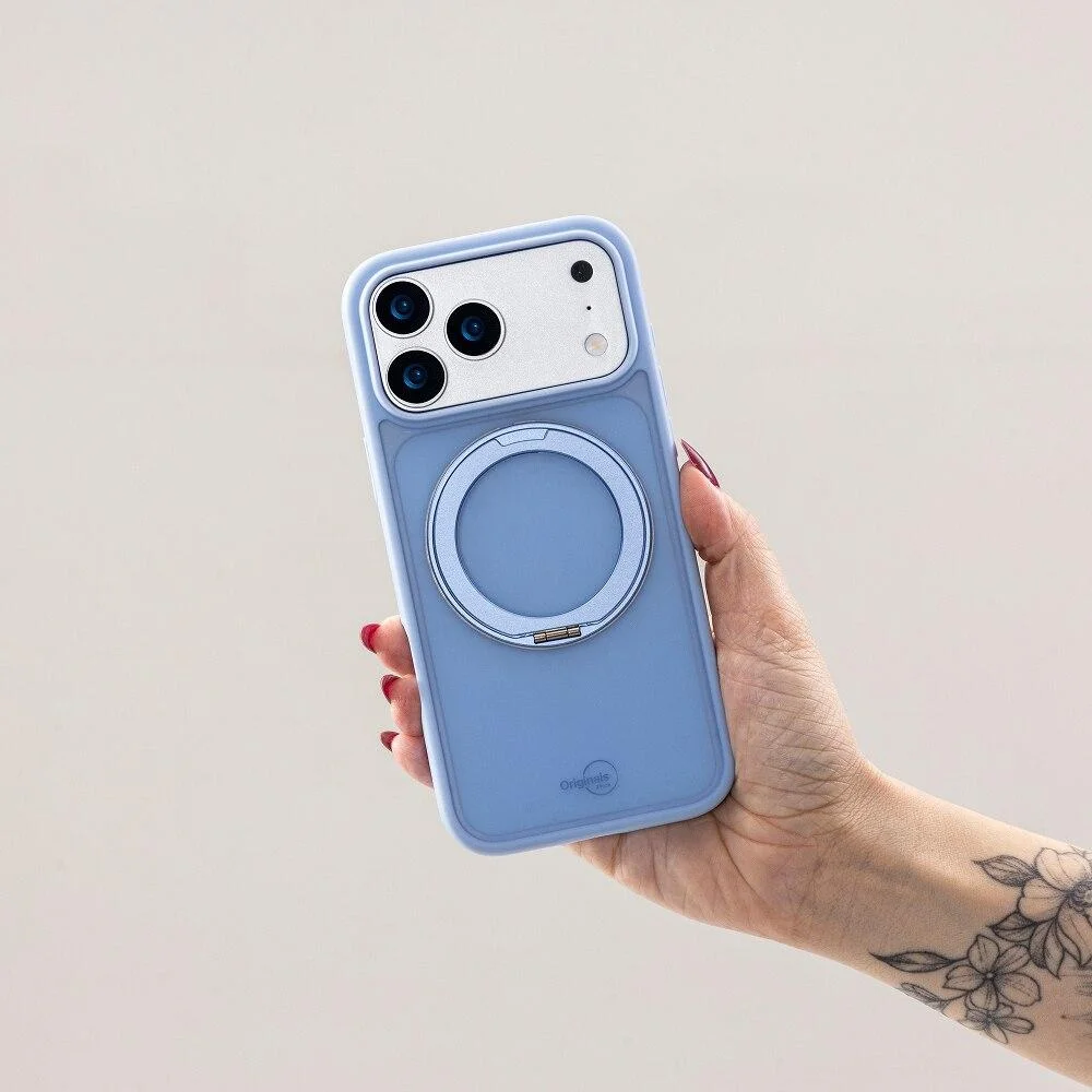 Imagem 2 de 5 do produto Capa Iphone 18 Pro Max / 17 Pro Max, Stand,   Iplace, Azul