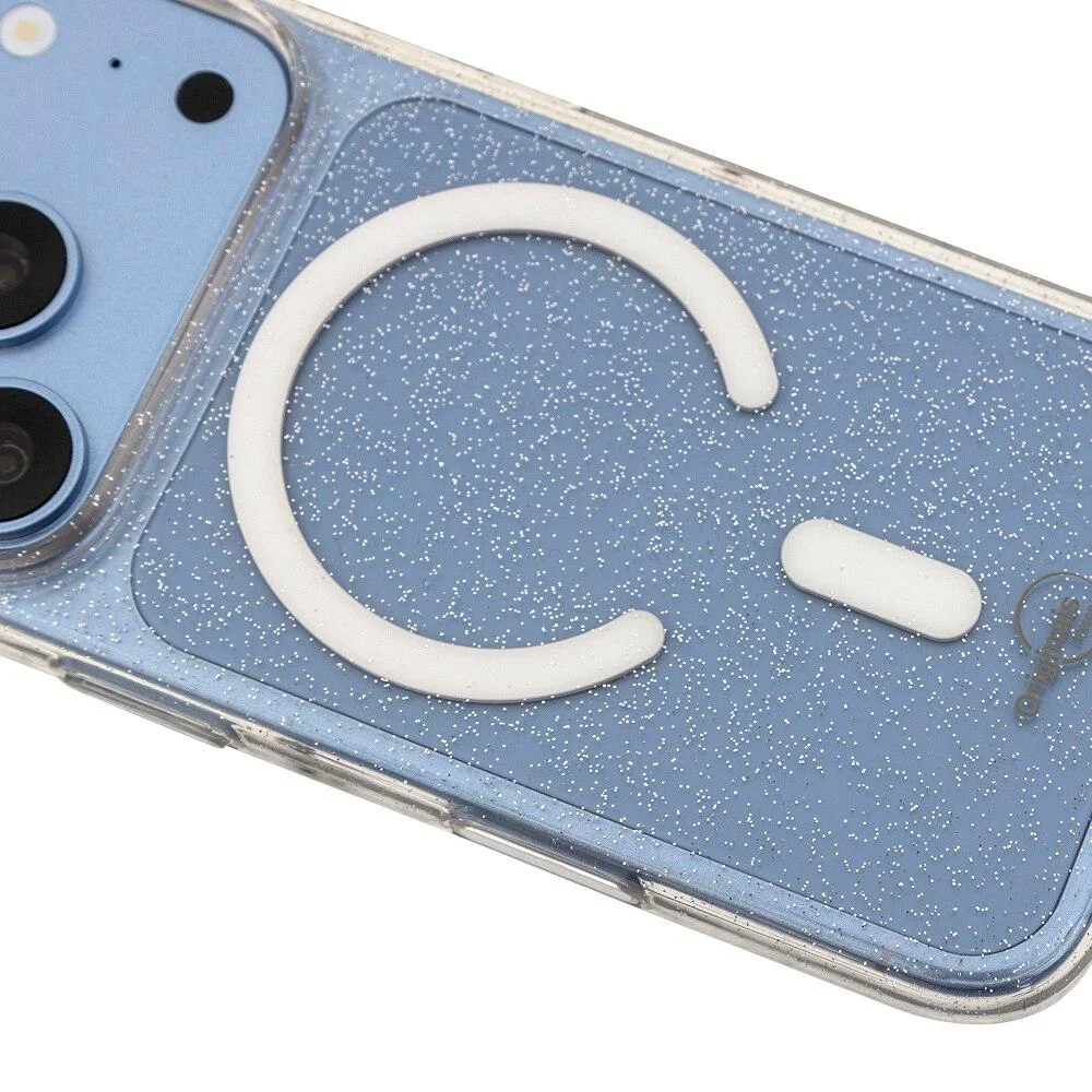 Imagem 2 de 5 do produto Capa Iphone 18 Pro / 17 Pro, Shine,   Iplace, Transparente Com Brilho