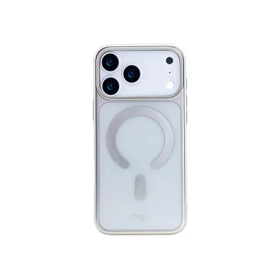 Capa Iphone 18 Pro / 17 Pro, Peel, Iplace, Cinza
