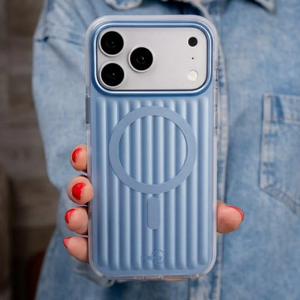 Imagem 5 de 5 do produto Capa Iphone 18 Pro / 17 Pro Wave,   Iplace, Azul