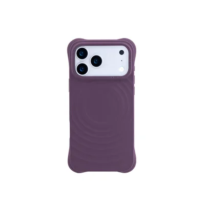 Kit Capa Iphone 18 Pro / 17 Pro Drop E Cabo Usb-c 100w, Magnético, Iplace, Roxo