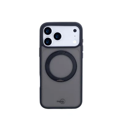 Capa Iphone 18 Pro / 17 Pro, Stand, Iplace, Preto