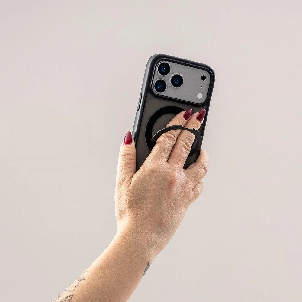 Imagem 2 de 5 do produto Capa Iphone 18 Pro / 17 Pro, Stand,   Iplace, Preto